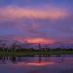 Sunset on the Pacya River, Peruvian Amazon